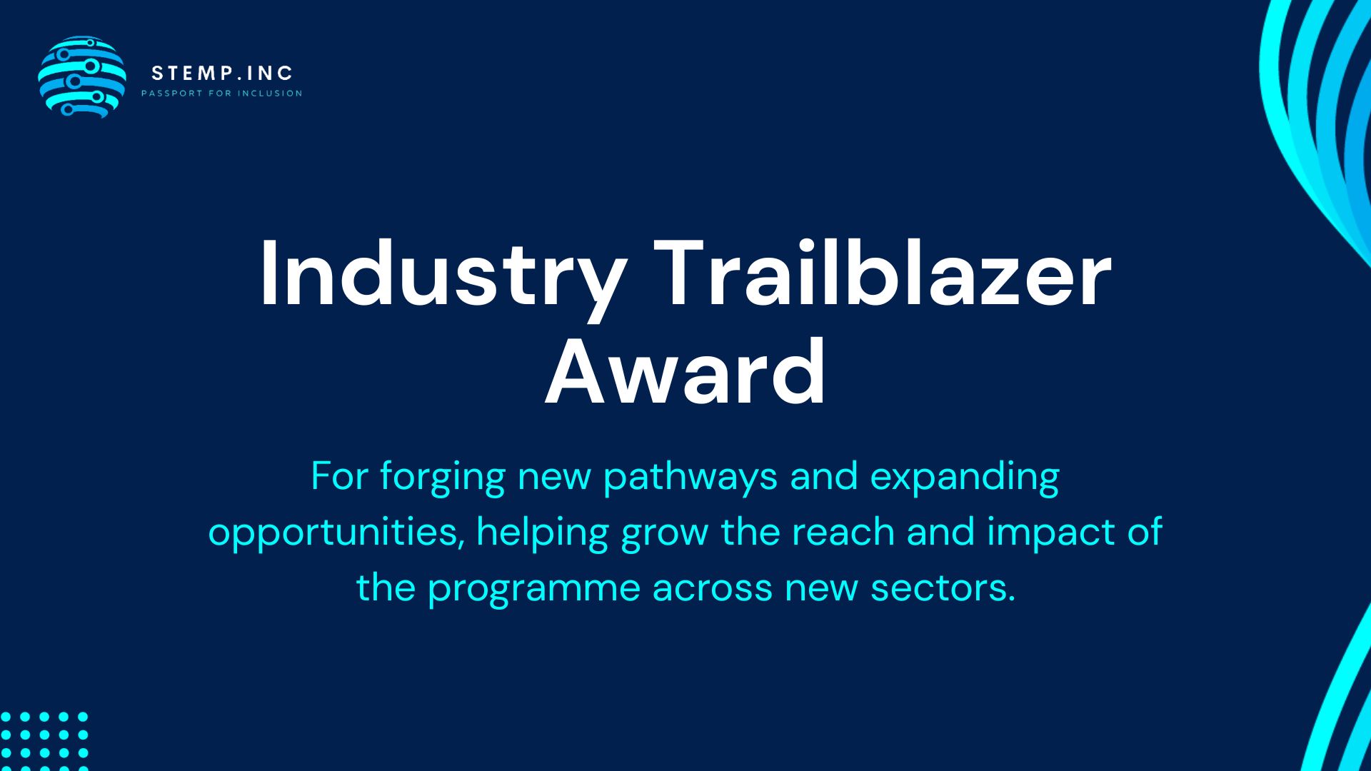 Industry Trailblazer Award image with text